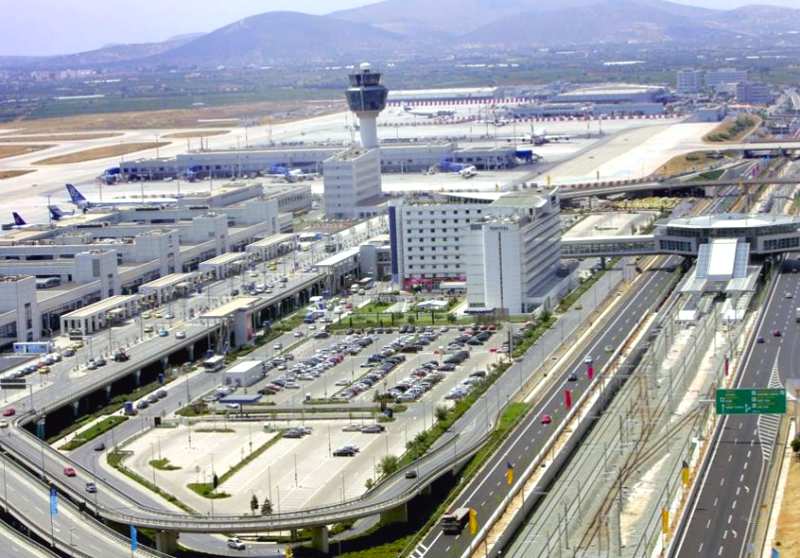 This is the Athens International Airport "Eleftherios Venizelos"